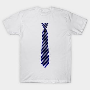 Necktie Tie Neckie Dressed Blue Windsor Tieknot T-Shirt